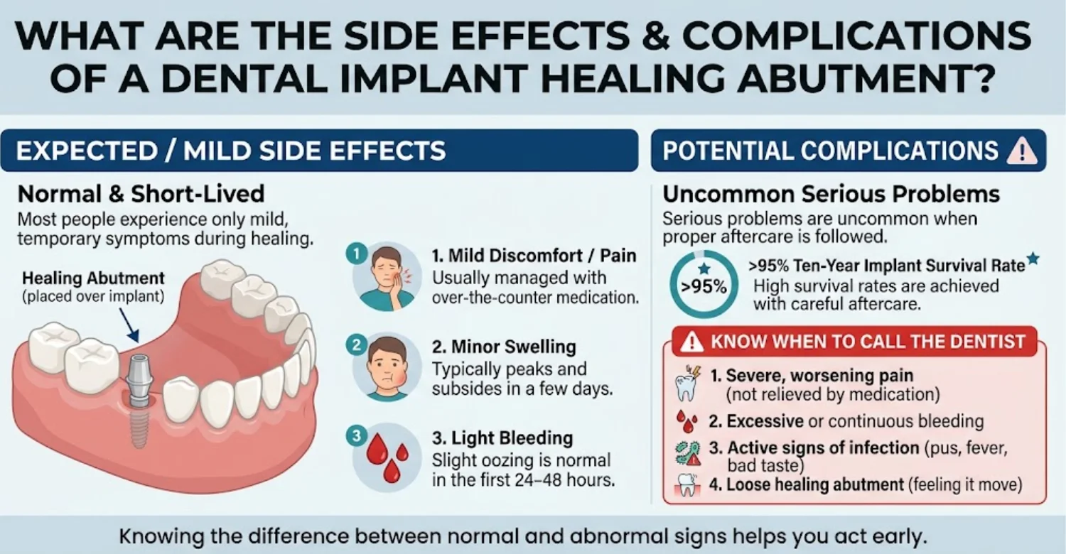 Dental Implant Healing Abutment INFOGRAPHIC